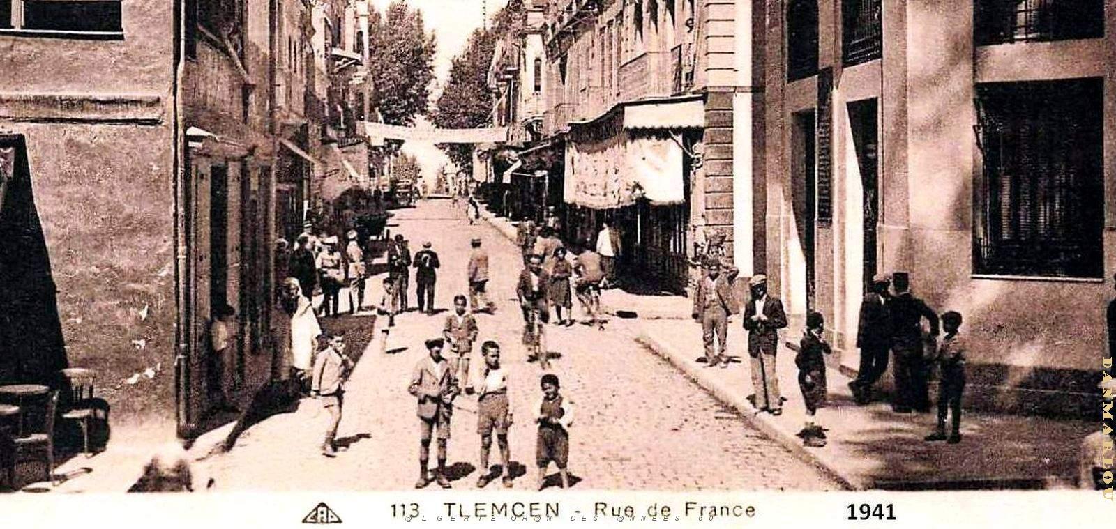 2818- Tlemcen - Rue de France2  - 1941.jpg